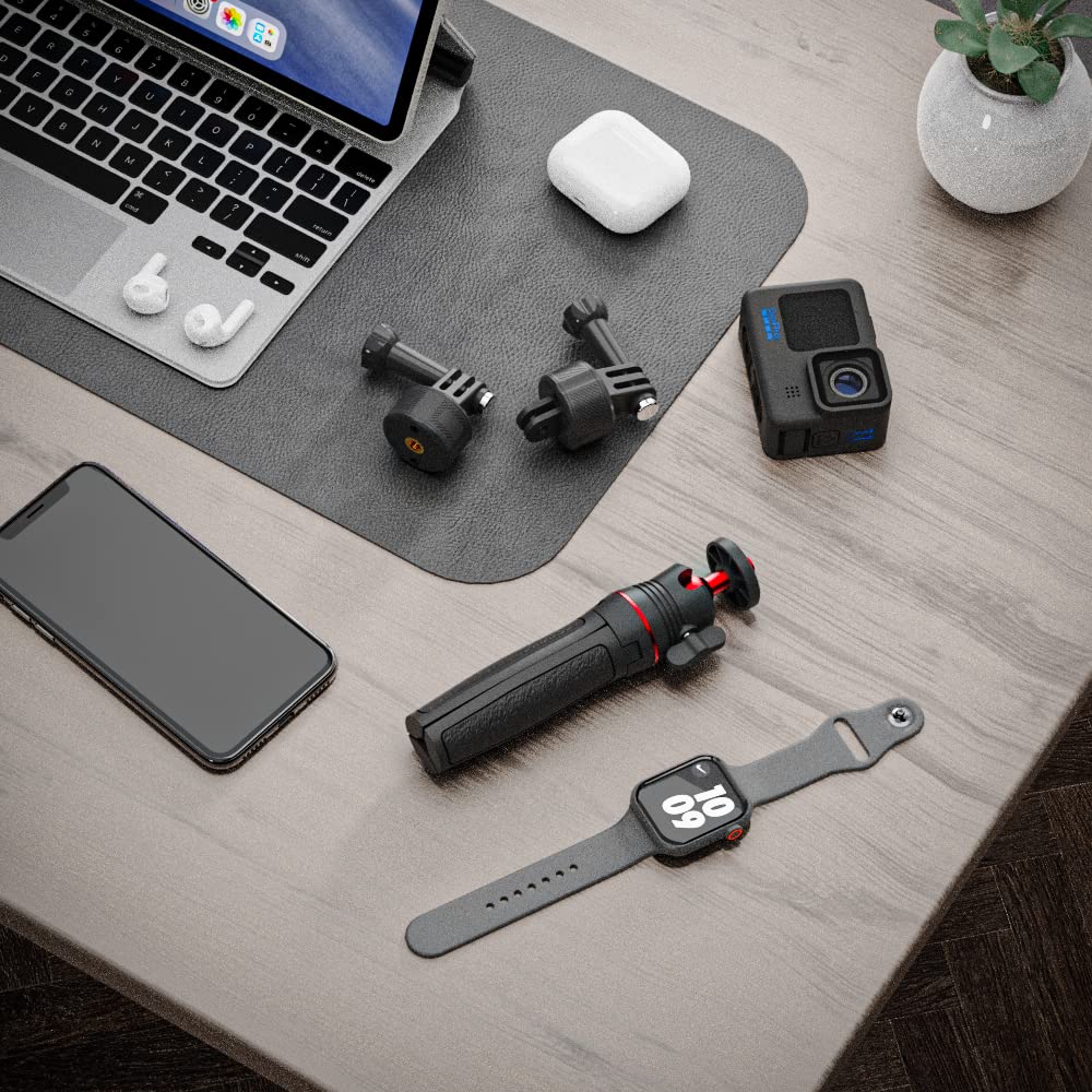 SUREWO Quick Release Base Mount Kit for Magnetic Suction Swivel Lock Adapter Compatible with GoPro Hero 12 11 10 9 8 7 6 5 DJI Osmo Action Quick