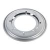 Heavy Duty Round Galvanized Lazy Susan Turntable Bearing Rotating Swivel Plate (9" Silver)