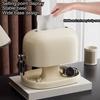 Tissue Box Cover with Tray Decorative Spring Support Napkin Holders Retro Style Tissue Dispenser Double-Layer with Hook