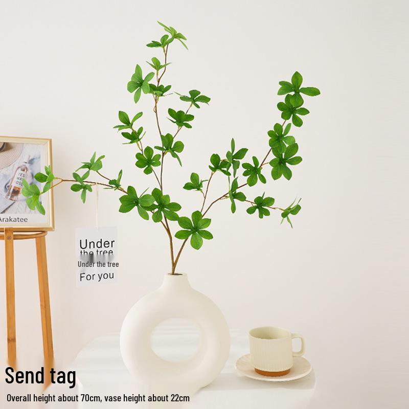 Nordic Green Japanese Bellflower & Andromeda Faux Branch for Home Decor
