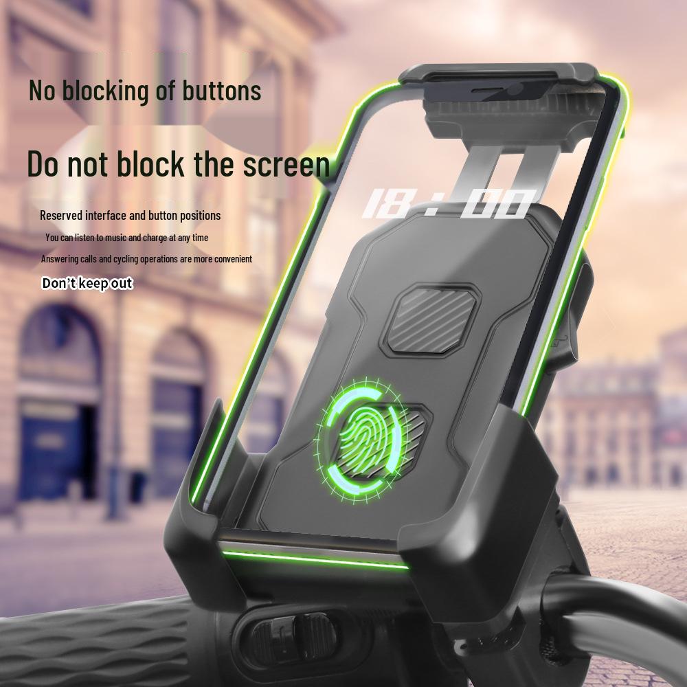 Aluminum Alloy Phone Holder for Bicycles and Motorcycles
