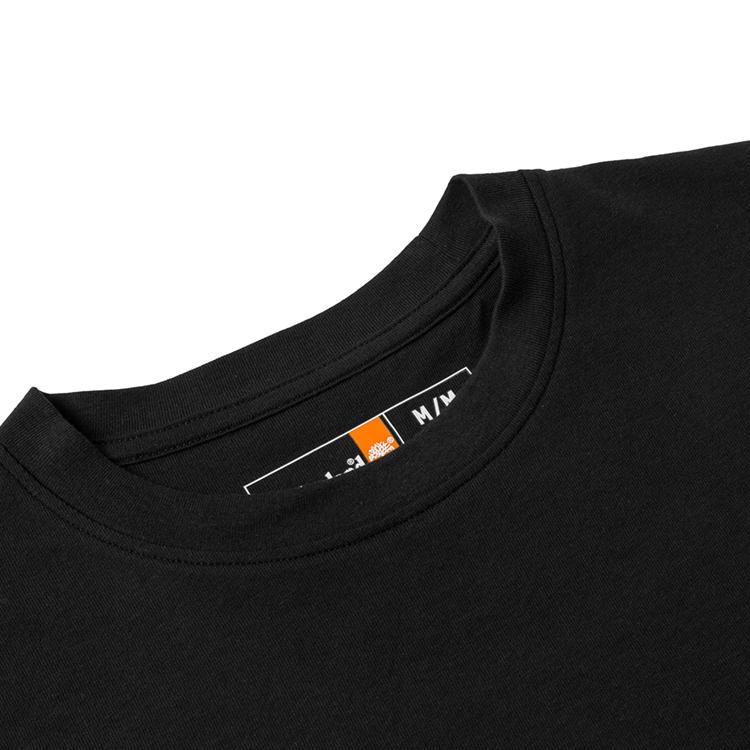Timberland Round Neck Short Sleeve Casual Breathable Slim Fit T-Shirt Men Tops Black A2EKJX65