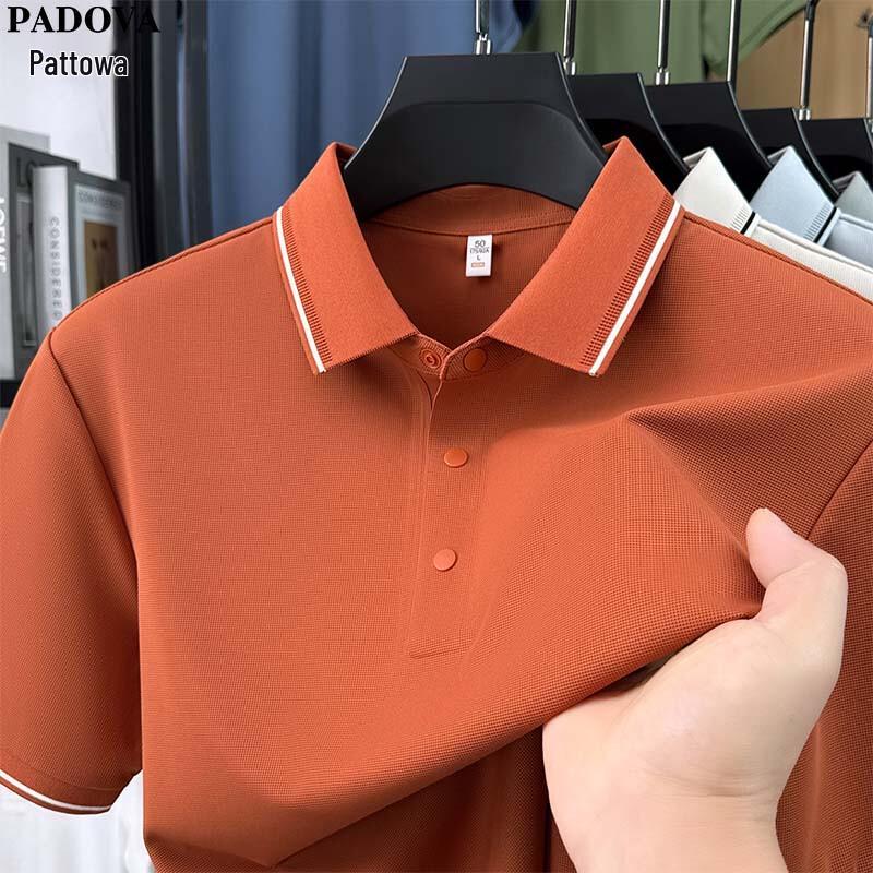 Patova Men s Business Casual Short Sleeve Polo Shirt XL