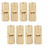8PCS 8mm Cabinet Hinge Brass 180 Degree Opening Angle Barrel Hinge With Screws Invisible Furniture Hinge Furniture Making