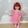 Lifelike 55cm Full Silicone Body Reborn Baby Doll Betty So Truly Like Toddler Baby Dolls for Girls Straight Leg Standing Reborn Boneca Menina Kid Gift
