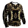 Women Fireman Tops O Neck Long Sleeve 3d Print T Shirt