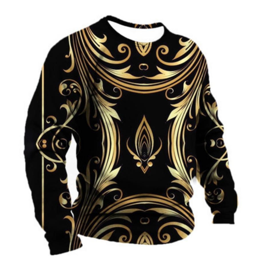 Women Fireman Tops O Neck Long Sleeve 3d Print T Shirt