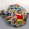 1pc Crayon Shinchan Adventure Windproof Automatic Umbrella, Lightweight for Women/Men, Perfect Christmas Gift A0811231