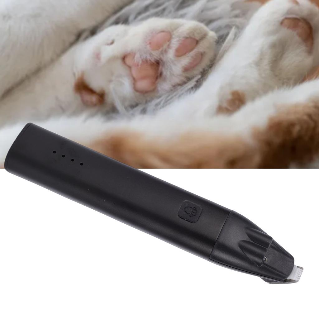 Cordless Pet Hair Trimmer Rechargeable LED Light High Efficiency Portable Pet Hair Clipper Trimmer