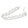 Weiß Schwarz Spitze Choker Halskette Torques Damen Kragen Halsketten Schmuck Damen Statement Damen Schmuck Geschenk