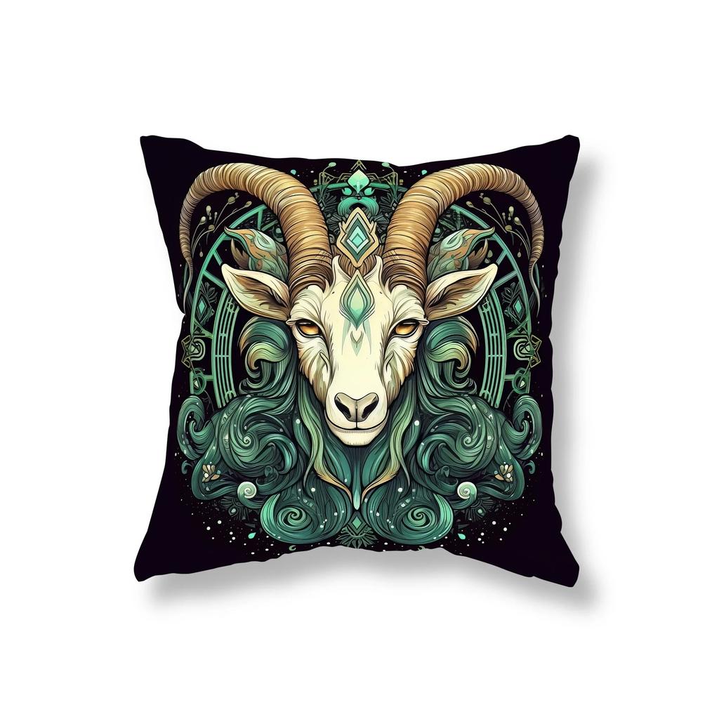 Wystrój domu Wzory znaków zodiaku Dekoracyjne poszewki na poduszki Dekoracyjna poszewka na poduszkę Nadaje się na sofę, sypialnię, samochód Poszewka na poduszkę