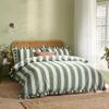 Wylder Birdie Ruffles Stripe Duvet Cover Set