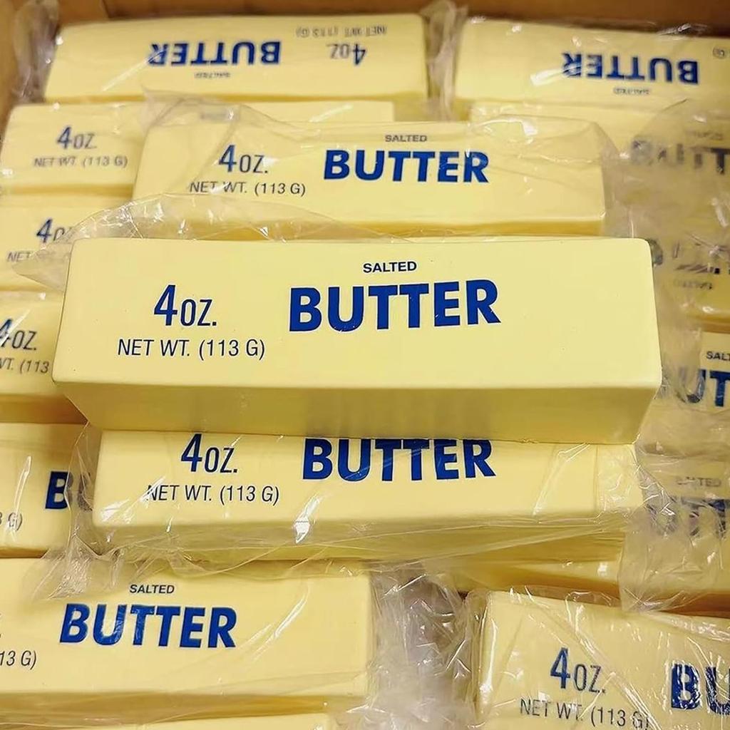 Slow Rising Toy Butter Stick Slow Rise Squeeze Toys Realistic Sticky Butter Soft Fake Food Scented Stress Release Toys for Kids