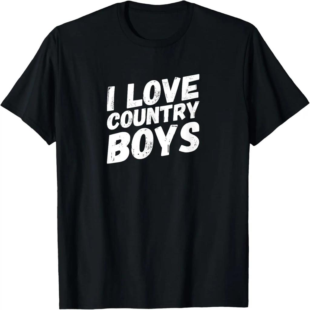 I Love Country Boys T-shirt, Graphic Tshirt, Novelty Tee