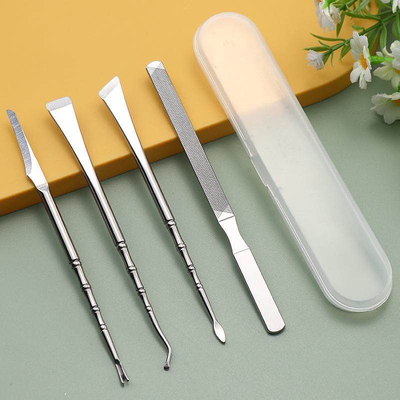 Titanium Pediküre-Messer-Set: Nagelknipser, Hornhaut- und Hühneraugenentferner