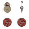 Naruto Rinnegan Badge Legering Uitsnijding Met Cadeaubox Voor Anime Verzamelaars