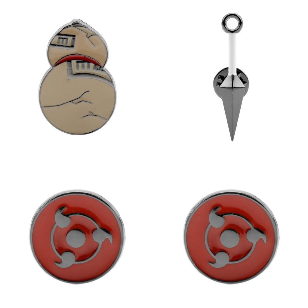 Naruto Rinnegan Badge Legering Uitsnijding Met Cadeaubox Voor Anime Verzamelaars