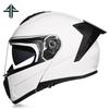 ORZ-B09 Motorcycle Helmet, Open Face Helmet, Large Tail Wing, Motorcycle Riding, Double Mirror Full Face Helmet
