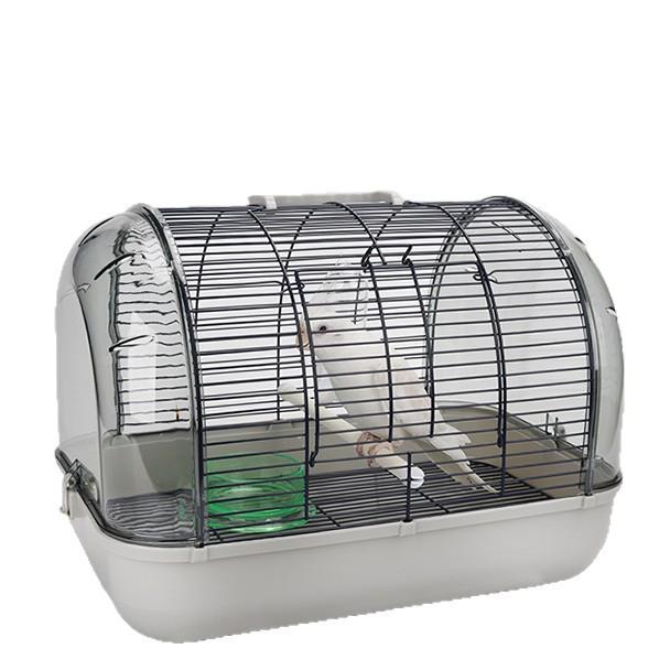 Premium Clear Parrot Carrier Cage Panoramic View Transport Case for Budgies Portable Bird Cage