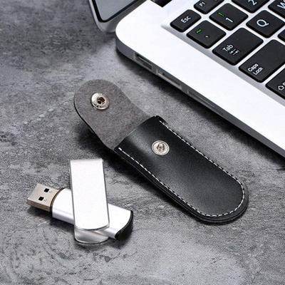 Jemné zpracování Ochranné pouzdro na USB disk se zavíráním na kroužek na klíče Kryt na flash disk Ochranné pouzdro z umělé kůže U disku