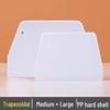 Food Grade Plastic Silicone Dough Scraper Spatula