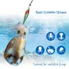 1-3PCS Wood Shrimp Bait 5.5g Laser Luminous Floating Egi Lure Squid Jigging Shrimp Hooks for Octopus Cuttlefish Fishing Baits