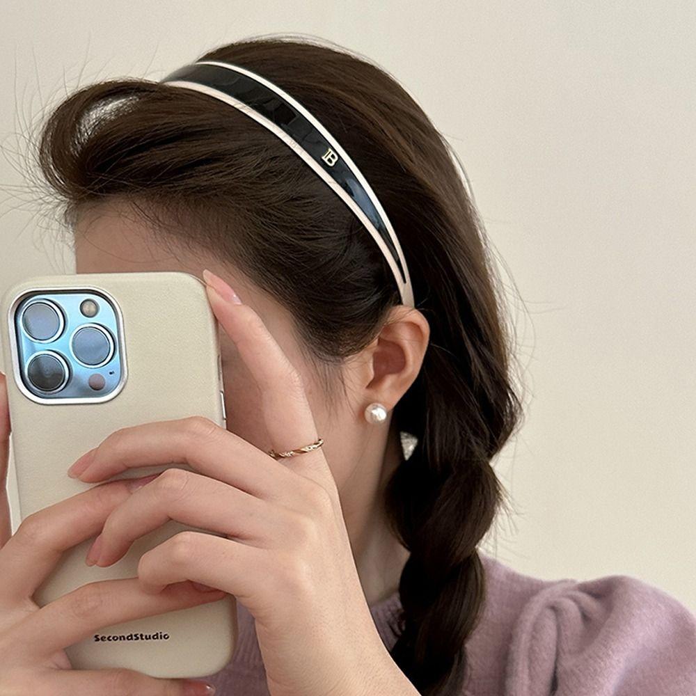 New Plastic Non-Slip Hair Ties Frame Shape Anti-Slip Hair Hoop Hair Clamps Hair Accessories