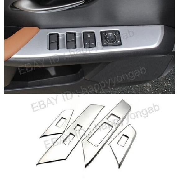 Matte Steel Door Window Lift Switch Cover Trim For -2024 Lexus UX 200 250h