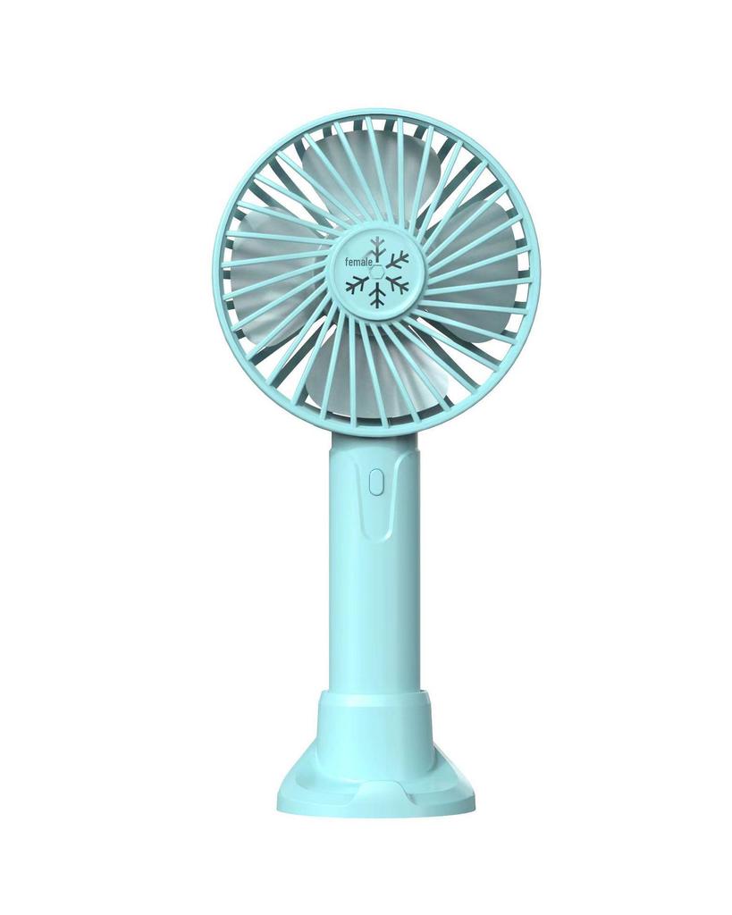 USB Rechargeable Silent Mini Fan F1: Handheld & Desktop Strong Wind Student Fan