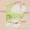 2-in-1 Ice Cube Tray with Lid Easy Push Release Ice Mold for DIY Popsicles Leakproof Freezer Container for Summer Drinks