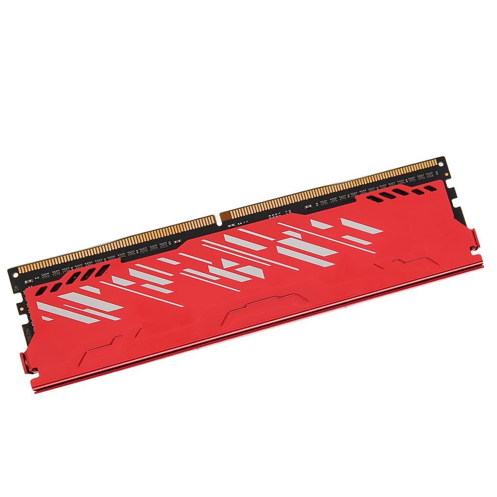 Desktop Memory Module Red DDR4 2666MHz 21300 Bandwidth Aluminium Alloy Gaming RAM for Computer Chassis Upgrade