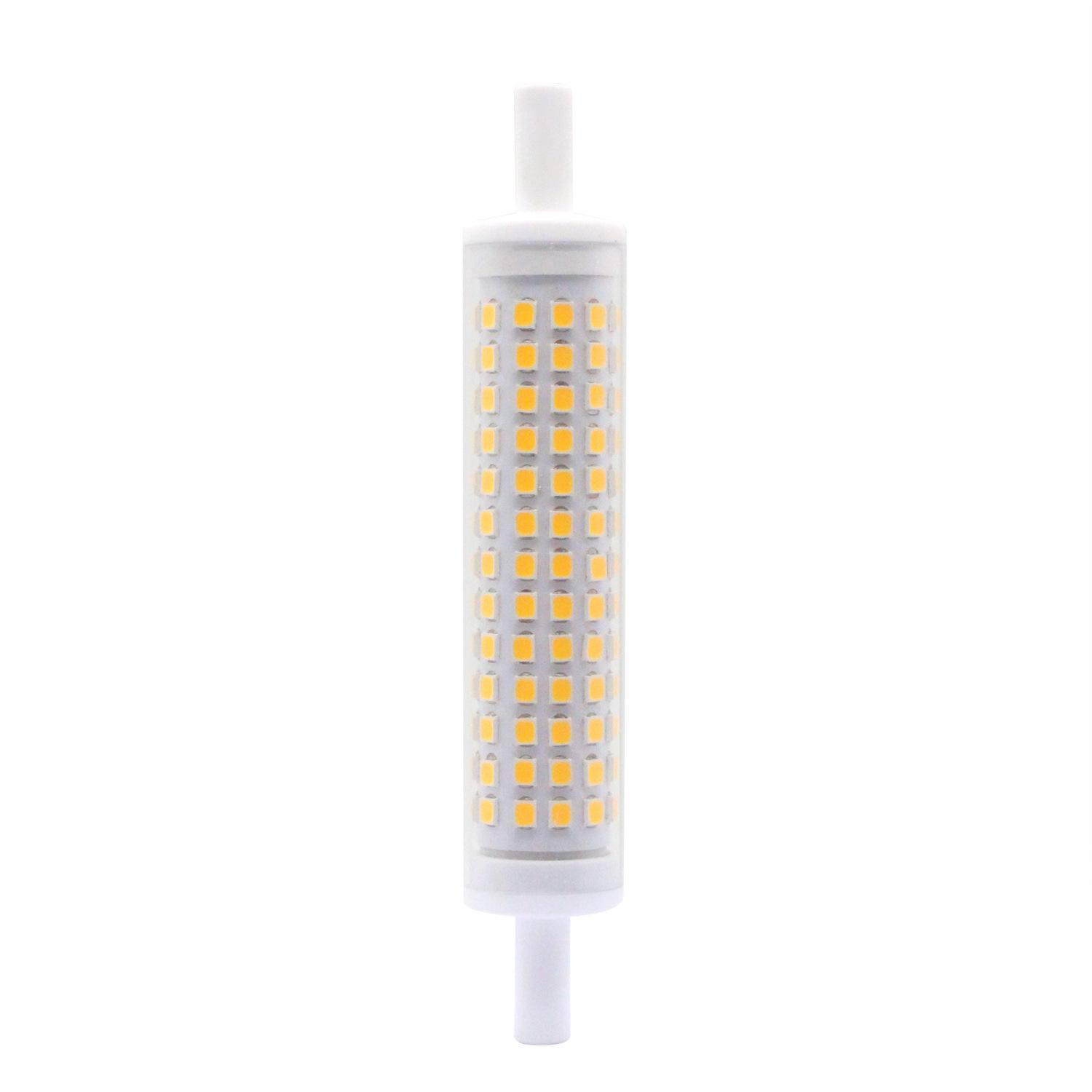 

15W LED R7S 118mm Lamp, Replaces 150W Metal Halide, Clear Cover, Dimmable, 20mm Diameter 15W Non-Dimmable 85-265V