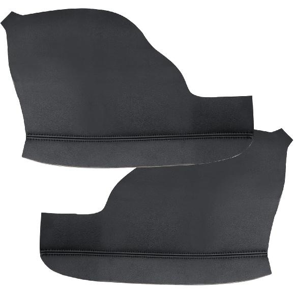 NLQR 2 Stück Türverkleidung Armlehnenabdeckung Schwarz Linke und Rechte Seite Ersatz Mikrofaserleder Kompatibel mit Honda Odyssey 2011 2012 2013 2014 2015