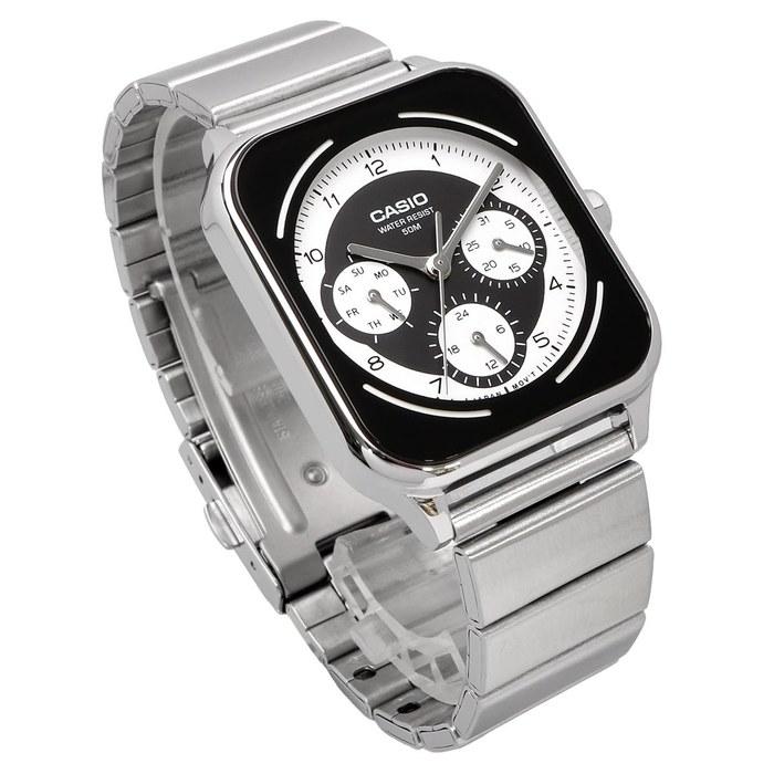 Casio Standard Round Rectangle 24-Hour Multifunction Analog Men's Watch MTP-M307D-1BV Black