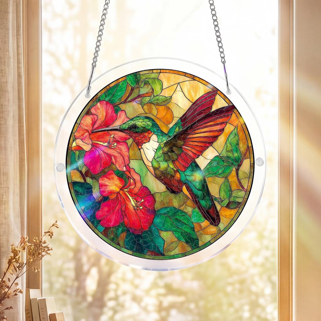 Acryl-Puzzles Sonnenfänger Fensterhänger Bastelarbeiten DIY Puzzle Sonnenfänger für Wohnzimmer Schlafzimmer Sommerhaus Balkon Dekor