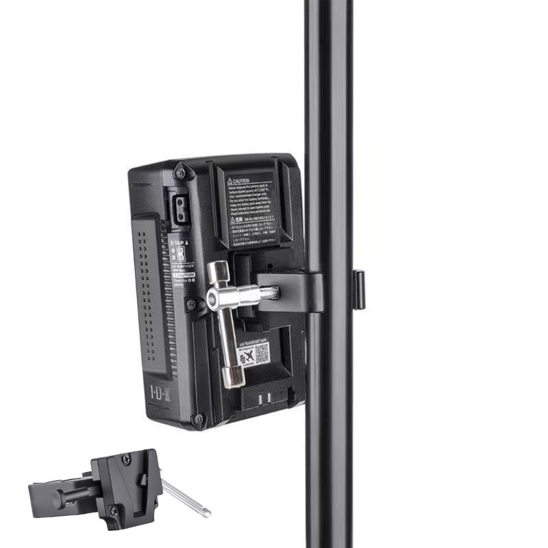 Braçadeira de Garra para Bateria V Mount V-Lock Adaptador de Montagem de Liberação Rápida Macho para Bateria de Câmera DSLR