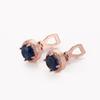 Small Contrasting Colors, Fresh And Super Glittering Royal Blue Crystal Earrings, Annual Femininity, Versatile Earrings Jewelry.