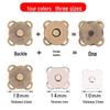 Strong Magnetic Plum Blossom Invisible Mother-Child Clothing Buckle