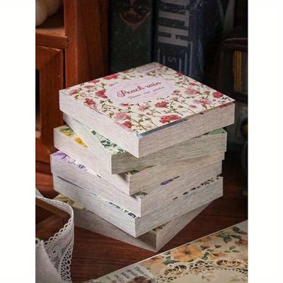 1 Book/100pcs Classic Decorative Stickers, 6 Styles Of 100 Unique Designs, Back To School Supplies, For Scrapbooking, Journals