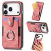 Magnetic Ring Holder Cards Solt Wallet Protective Leather Case for IPhone 17 Pro Max 16 Plus 15 14 13 12 11 Air 16E Phone Cover