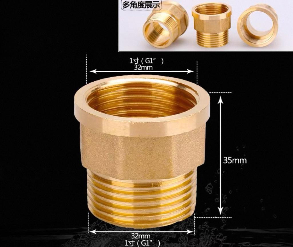 1/2" 3/4" BSP Female Male Thread Tee Type Reducing Copper Elbow Butt Joint Adapter Adapter Coupler Water Pipe Plumbing Fittings