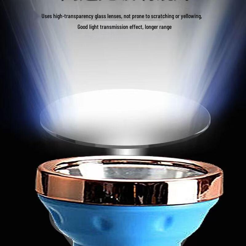 Rechargeable LED Camping & Fishing Flashlight with Indicator