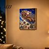 Holiday Home Decor Christmas Faux Pearl Painting Kit, Santa Reindeer DIY Art 3D Set Angel Wall Craft Kit for Adults, Festive Stress Relieving