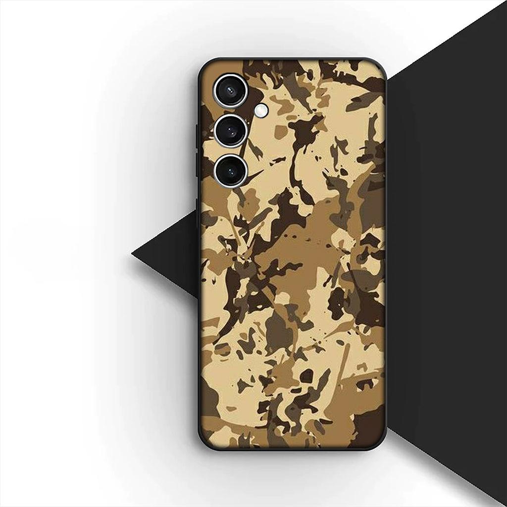 Cover Camo Militärmuster Armee Tarnung für Samsung Galaxy S22 S21 S20 Fe Ultra S9 Plus + A13 A22 M21 M31 M55 M15 Handyhülle