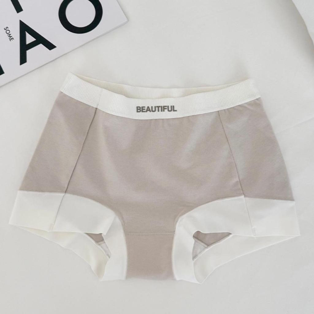 Women's Antibacterial Cotton Boxer Briefs: Safety Pants & Underwear Combo
