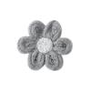 Cute Wool Knitted Flower Jewelry Handmade Diy Six-Petal Flower Accessories Hair Accessories Corsage Clothing Accessories