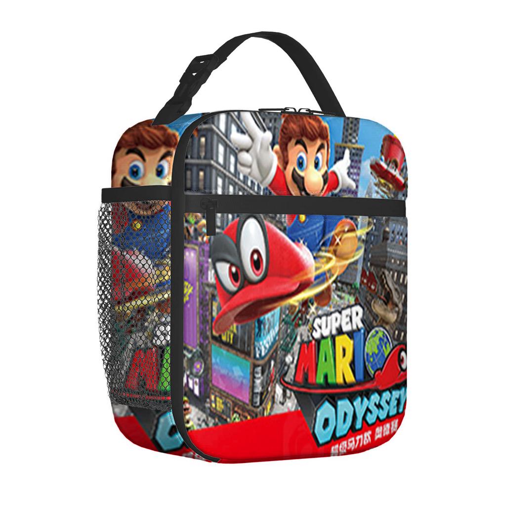 Cartoon Lunch Bag Bento Bag Fully Printed 3D Digital Thermal Insulation Bag Portable Outdoor Children'S Picnic Bag