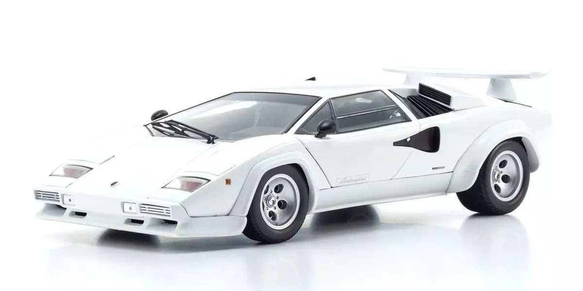 

Kyosho Original Масштаб Lamborghini Countach LP400S Белый Готовое изделие KS08320WFL 1/18