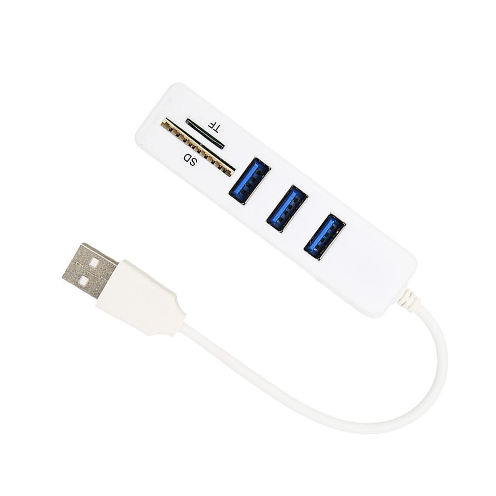 USB2.0 Hub Speicherkarten-Speicherkartenleser Hochgeschwindigkeitsübertragung Plug and Play Einfacher Zugriff USB