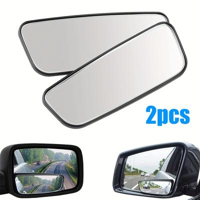 Espejo retrovisor universal para puntos ciegos, 2 unidades, de alta definición, redondo, ajustable de 360 grados, gran angular, para coche, camión, SUV
